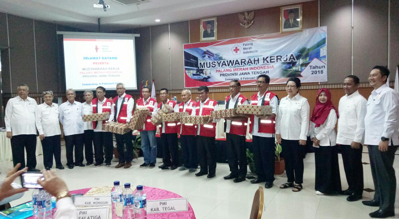 Pembukaan Musyawarah Kerja PMI Provinsi Jawa Tengah